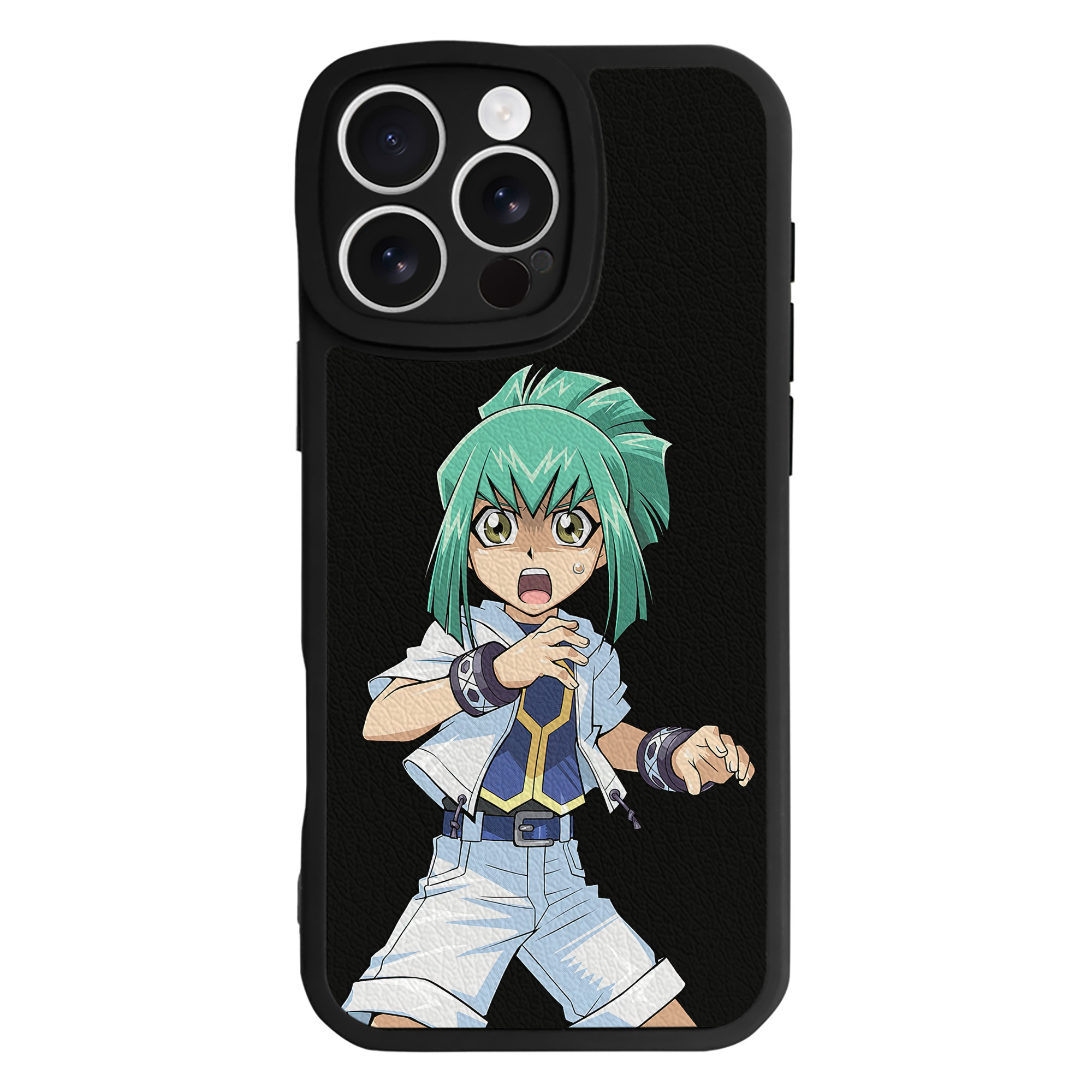 遊☆戯☆王 Yu-Gi-Oh! 【iPhone 16シリーズ対応】シリコンスマホケース（レザー調） 材質：シリコン